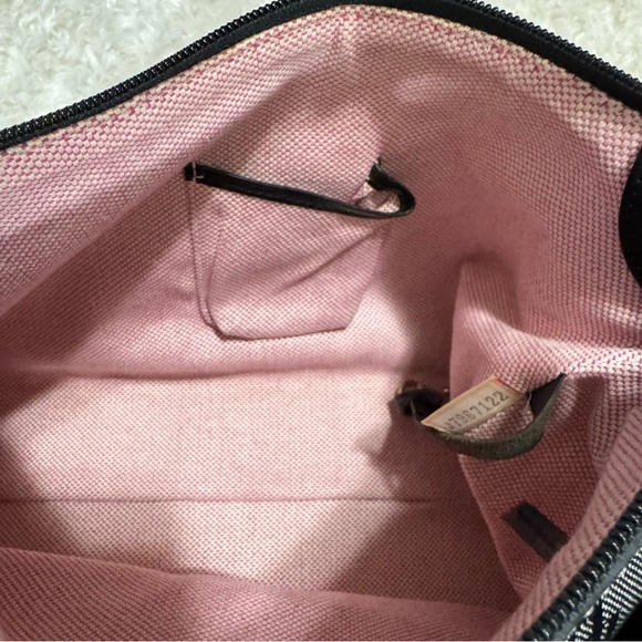 Dooney & Bourke Y2K Canvas Signature Hand Bag Purse With Leather Accents - Picture 15 of 16